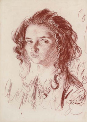 Augustus Edwin John : Portrait of Dorelia