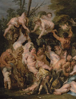 Jacob Jordaens : The Revel of Bacchus and Silenus