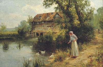 Ernest Walbourn : Feeding the ducks