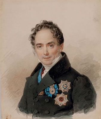 Petr Fedorovich Sokolov : Portrait of Prince Victor Pavlovich Kotchubey