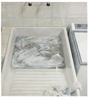 Antonio Lopez Garcia : Ropa en remojo (Soaking Clothes)