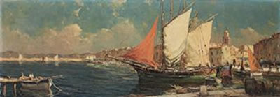 Andre Beronneau : Panorama of the Port of St Tropez