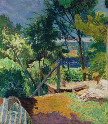 Pierre Bonnard : Terrasse à Vernon