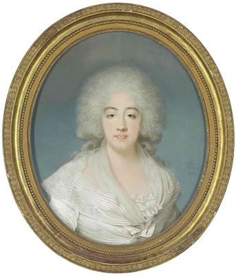 Joseph Boze : Portrait of Marie-Joséphine-Louise de Savoie, comtesse de Provence (1752-1810)