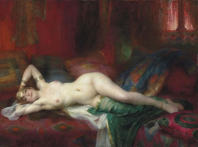 Adrien Henri Tanoux : Odalisque