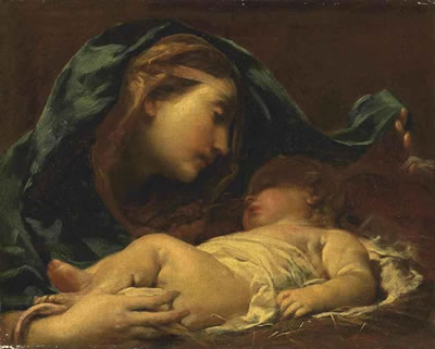 Giuseppe Maria Crespi : The Madonna and Child