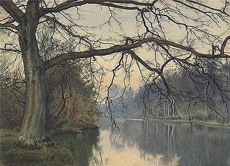 Garden William Fraser : A great tree on a riverbank