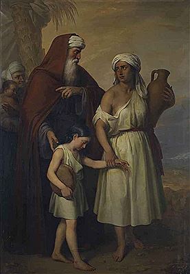 Antonio Maria Esquivel : Abraham banishing Hagar and Ishmael