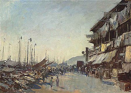 Edward Brian Seago : The Hong Kong Waterfront