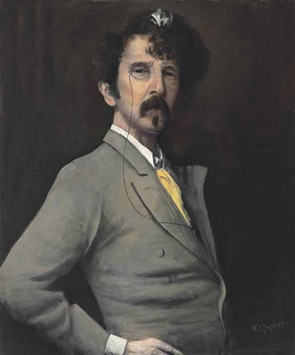 Walter Greaves : Portrait of James McNeill Whistler