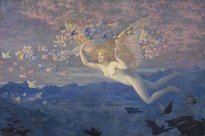 Edward Robert Hughes : Wings of the Morning