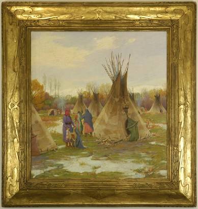 Joseph Henry Sharp : Squaw Winter