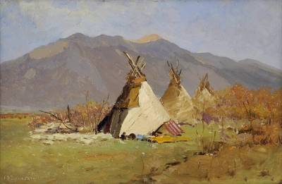 Frank Paul Sauerwein : Indian Tepee