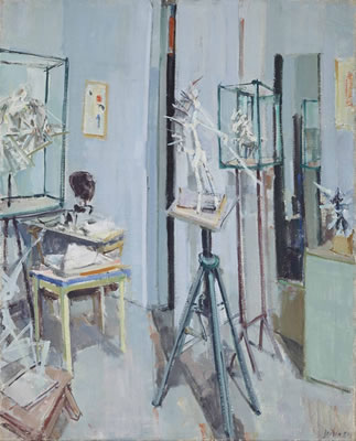 Rudolf Zender : Atelier von Germaine Richier, 1954