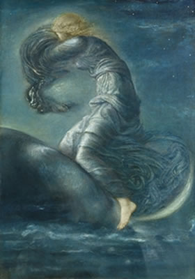 Edward Coley Burne-Jones : Luna