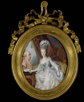 Jean Laurent Mosnier : PORTRAIT DE LA REINE MARIE-ANTOINETTE (1755-1793), 1775