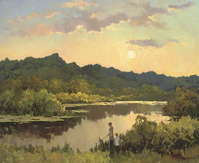 Victor Dovbenko : An evening's fishing