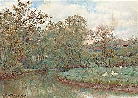 Wilmot Pilsbury : The bend of the stream