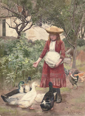 Ralph Todd : Feeding the ducks