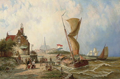 William Raymond Dommersen : Boarding the Ferry