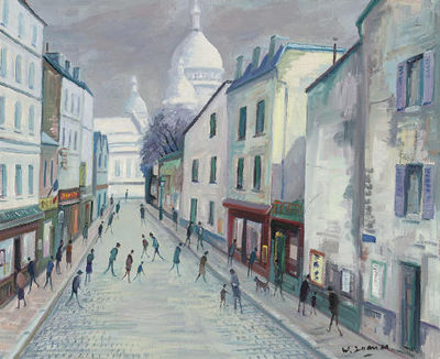 Willy Rochat James : Montmartre et le Sacré Coeur