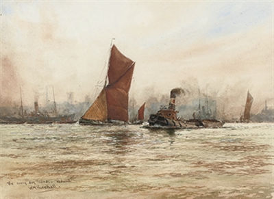 William Minshall Birchall : The every day Thames - Woolwich