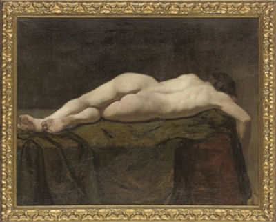 August Jernberg : Reclining nude