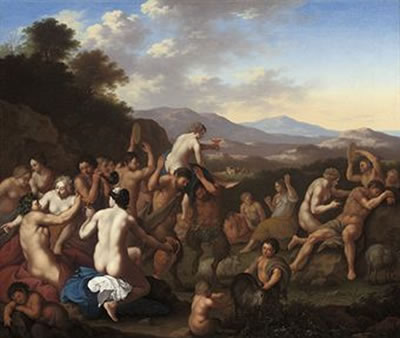 Johannes (Johan) Van Haensbergen : A bacchanal