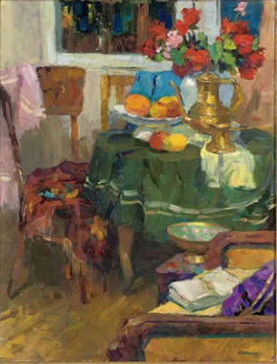 Veronika Shevchuk : The green table cloth