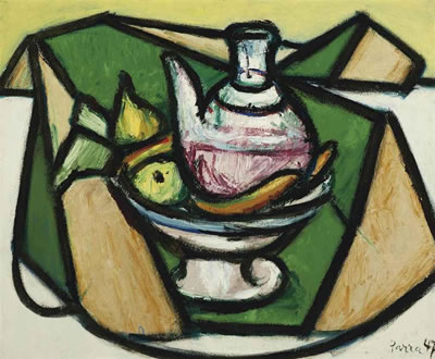 Gines Parra : Still Life with Wine Jug