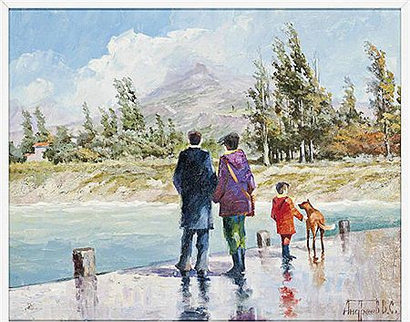 Vladimir Andreev : A leisurely walk; and A day at the beach (2)