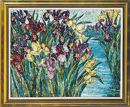 Nadezhda Stupina : Iris by water