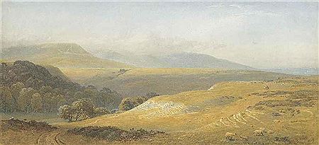 Henry Hine : View of the South Downs, near Eastbourne, Sussex