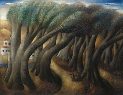 Reuven (Zelicovici) Rubin : Old Sycamore Trees