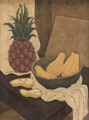 Stella Sullivan : Still Life-Pineapple