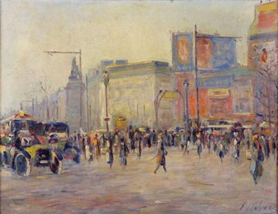 Edouard Febvre : Place Clichy