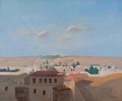 Louis Billiard : Vue de Jérusalem, 1899