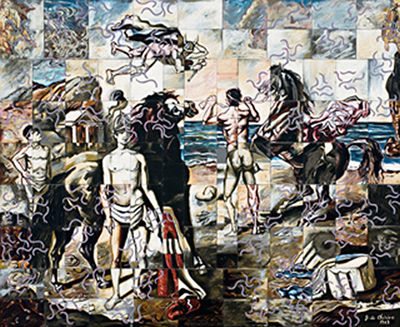 Imants Tillers : La Citta Di Riga, 1987