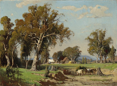 Robert Edgar Taylor Ghee : Country Homestead, Victoria