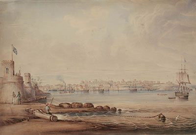 Frederick Garling : A View of Sydney Cove, New South Wales