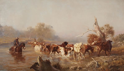 Jan Hendrik Scheltema : Cattle Crossing