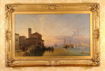 George Edwards Hering : The Giudecca, Venice