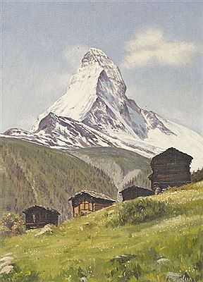 Albert Duplain : Das Matterhorn.