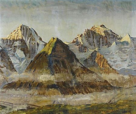 Hans Jegerlehner : Eiger, Mönch und Jungfrau.