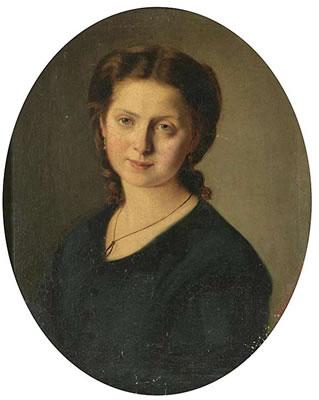 Josef Huttary : A Portrait of a Girl