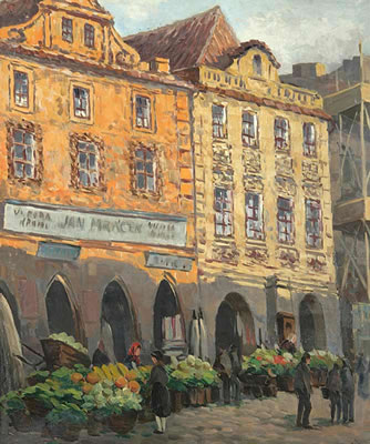 Jaroslav Simunek : The Produce Market in Prague