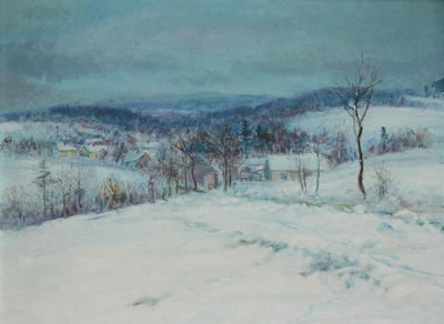 Frantisek Skrabanek : Winter in Slavnec