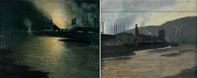 Aaron Gorson : Mills at Night: A Double-Sided Work