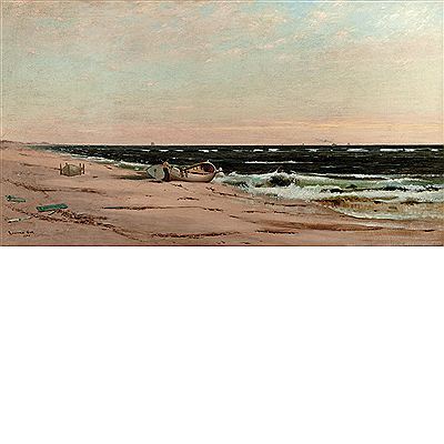 Edward B Gay : Surf at Bellport, Long Island, 1880