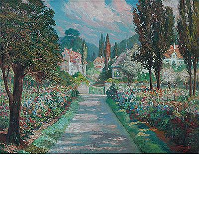 Medard Siegfried Tytgat : Jardin Fleuri, 1941